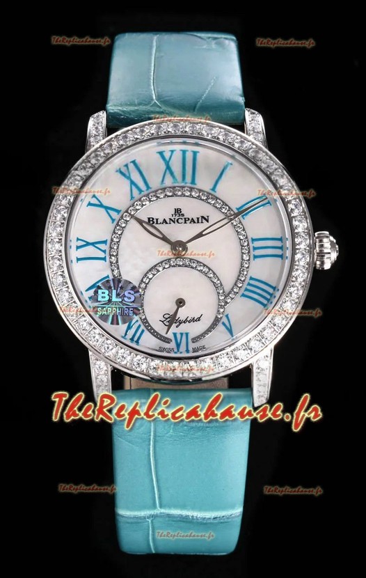 Blancpain Super Clone Lady Bird Colors Edition Montre en acier inoxydable