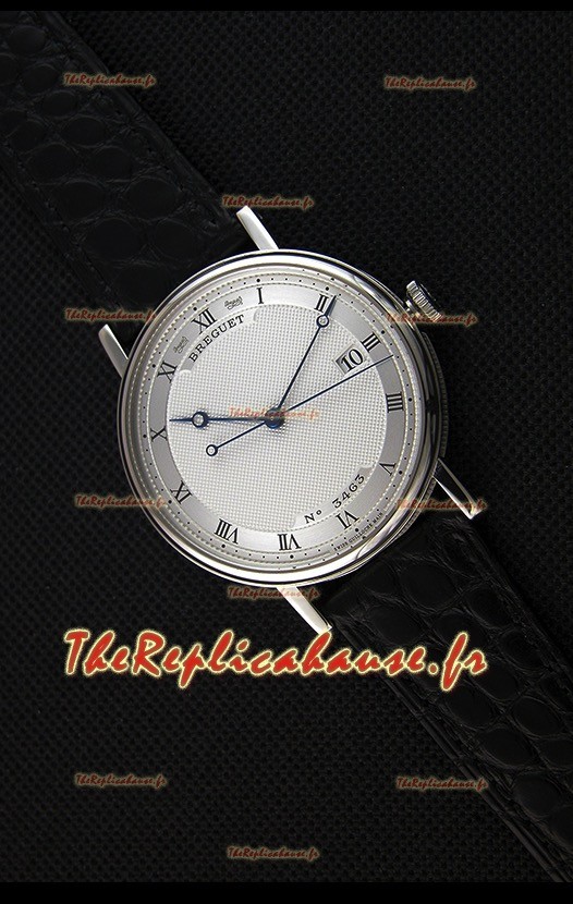 Montre Breguet Classique 5177BB/15/9V6 en acier inoxydable avec index romains