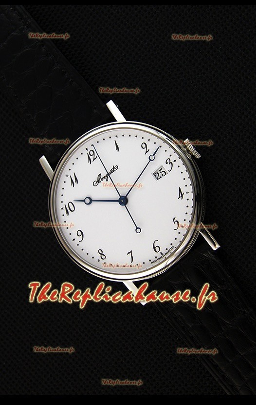 Montre Breguet Classique 5177BB/29/9V6 en acier inoxydable avec index romains
