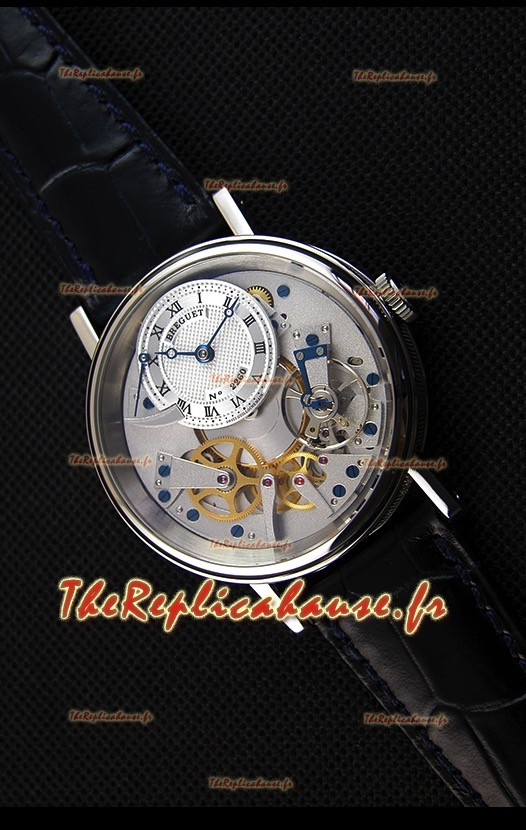 Montre Breguet Tradition 7057BB/11/9W6 Suisse Rose Or Dual Tourbillon Réplique à l’identique 1:1