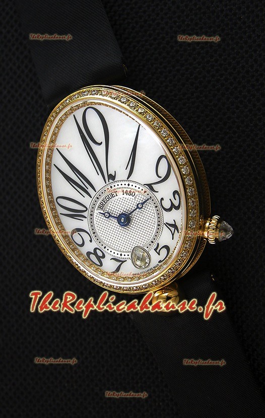 Breguet Reine De Naples Montre Femme Suisse 1:1 Or jaune 18 carats Montre Réplique