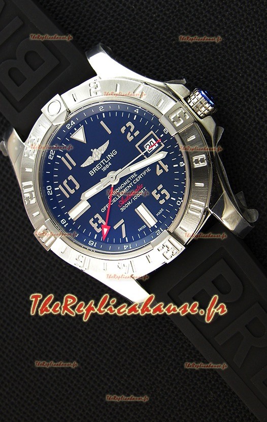 Montre Breitling Avenger II GMT Swiss cadran noir Réplique à l’identique 1:1