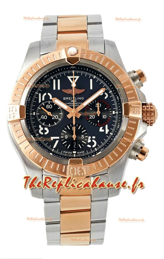 Breitling Avenger B01 Chronograph 45 bicolore or rose Montre réplique 1:1 Suisse 