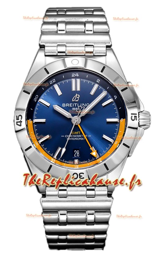 Breitling Chronomat Automatic GMT 40 Cadran bleu Montre réplique 1:1 Suisse 