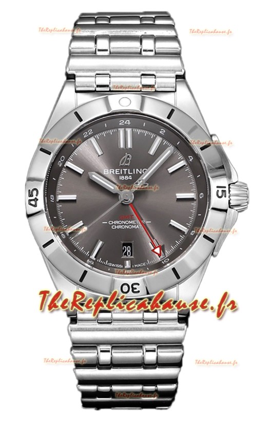 Breitling Chronomat Automatic GMT 40 Cadran gris Montre réplique 1:1 Suisse 
