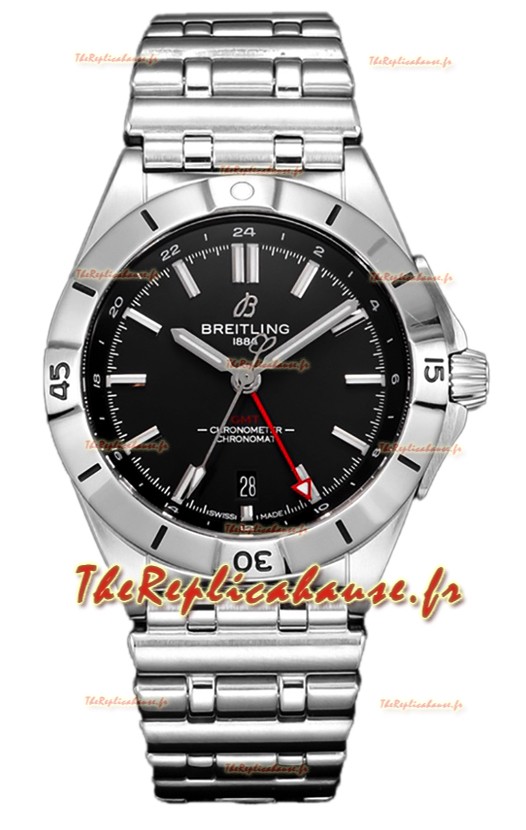 Breitling Chronomat Automatic GMT 40 Cadran noir Montre réplique 1:1 Suisse 