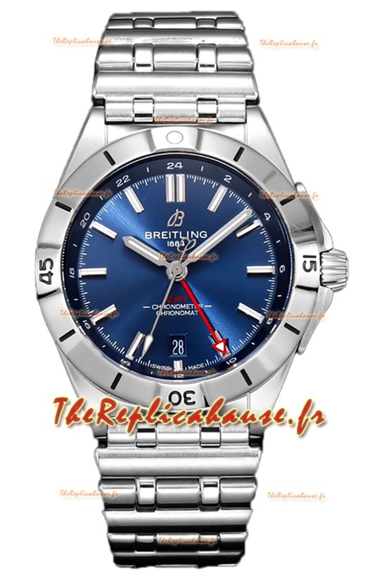 Breitling Chronomat Automatic GMT 40 Cadran Bleu Montre réplique 1:1 Suisse 
