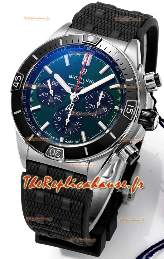 Breitling Chronomat B01 42 Edition Suisse 904L Boîtier Acier Cadran Vert Montre Réplique 1:1 
