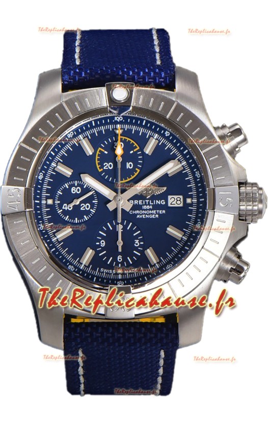 Breitling Avenger Bandit Cadran bleu Montre réplique 1:1 suisse 