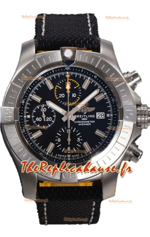 Breitling Avenger Bandit Cadran noir Montre réplique 1:1 Suisse 