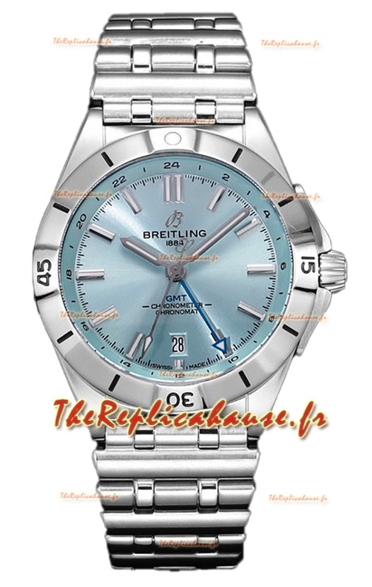 Breitling Chronomat Automatic GMT 40 Cadran bleu clair Montre réplique 1:1 Suisse 