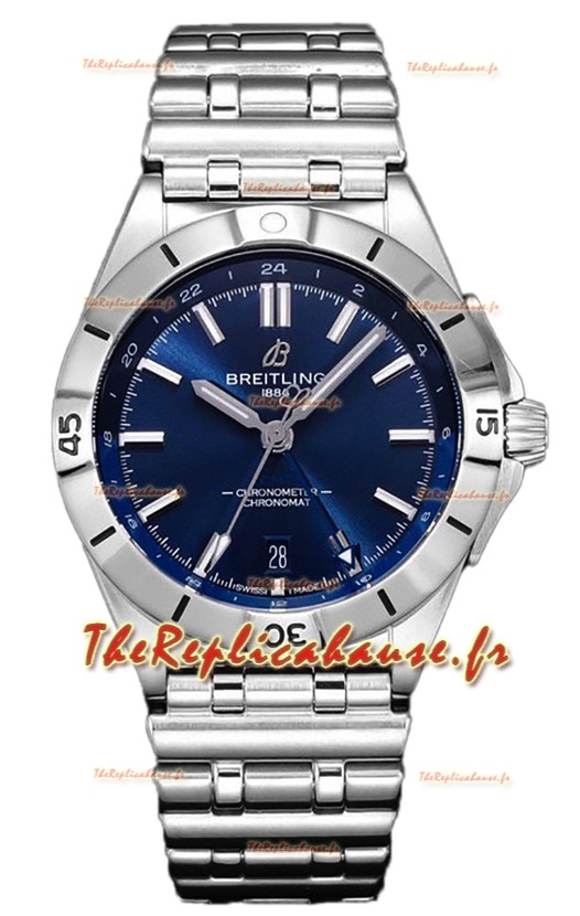 Breitling Chronomat Automatic GMT 40 Cadran bleu foncé Montre réplique 1:1 Suisse 
