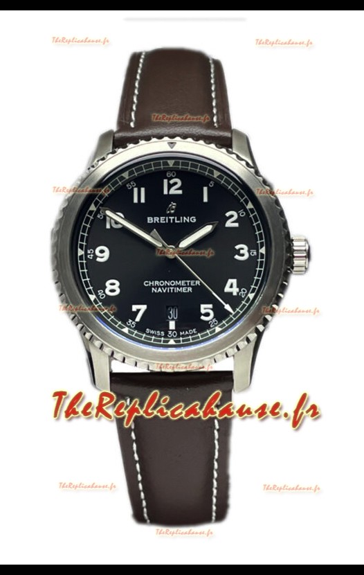 Breitling Navitimer Aviator 8 Automatic 41 Cadran noir Montre réplique 1:1 Suisse 
