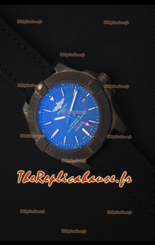 Breitling Avenger Blackbird 44mm, Montre Réplique Suisse en Titane