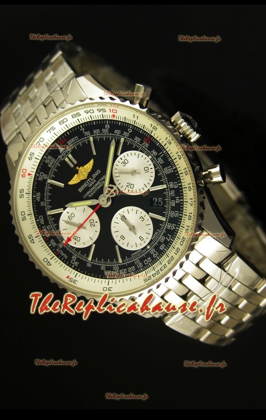 Breitling Navitimer 01 Montre Réplique Suisse Miroir 1:1 Actualisé 2017 en Cadran Noir