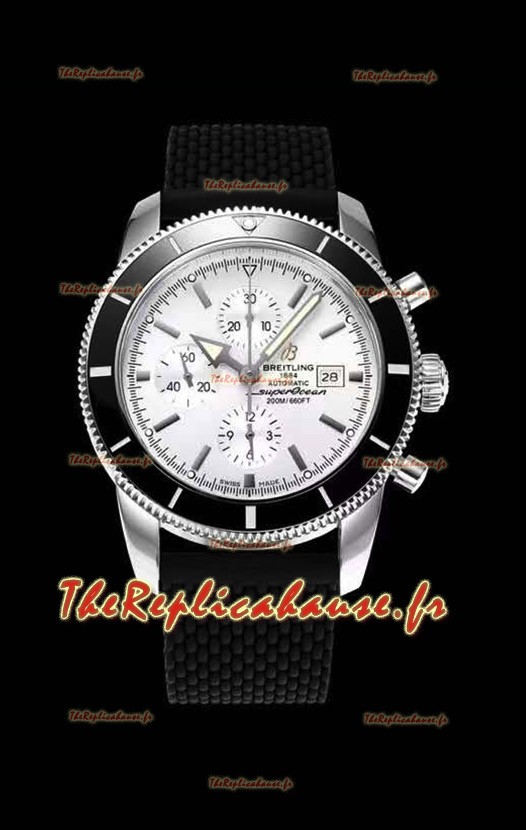 Breitling SuperOcean Heritage II 44MM Montre réplique suisse à cadran blanc 