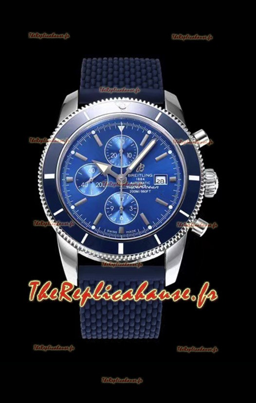 Breitling SuperOcean Heritage II 44MM Montre réplique suisse à cadran bleu 