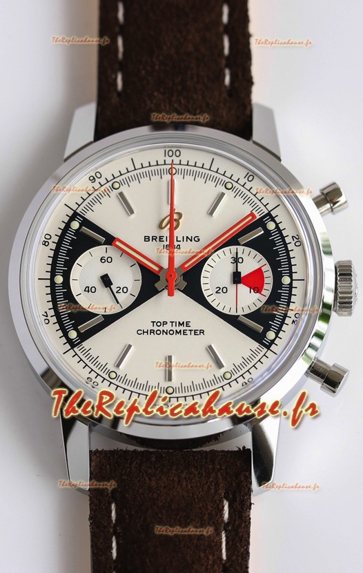 Breitling Top Time Edition Bracelet cuir Montre suisse réplique 1:1