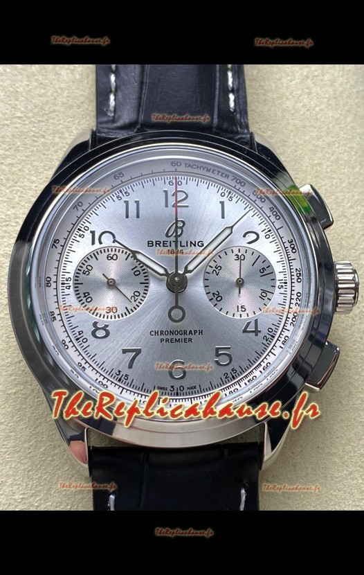 Breitling Premier B01 Chronographe 42 Edition Boîtier Acier Cadran Acier - Réplique Miroir 1:1