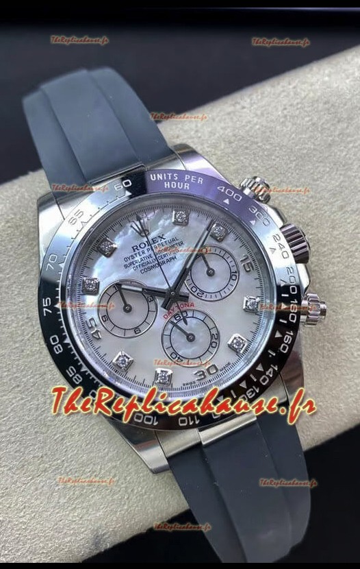 Montre Rolex Cosmograph Daytona 116519LN Mouvement Cal.4130 Cadran Perle - Acier 904L