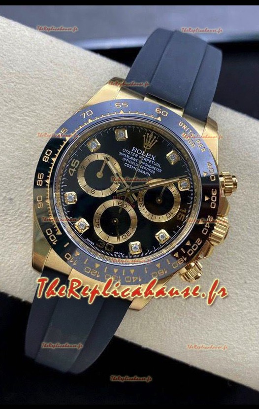 Montre Rolex Cosmograph Daytona M116518LN-0078 Or Jaune Mouvement Cal.4130 Original - Acier 904L