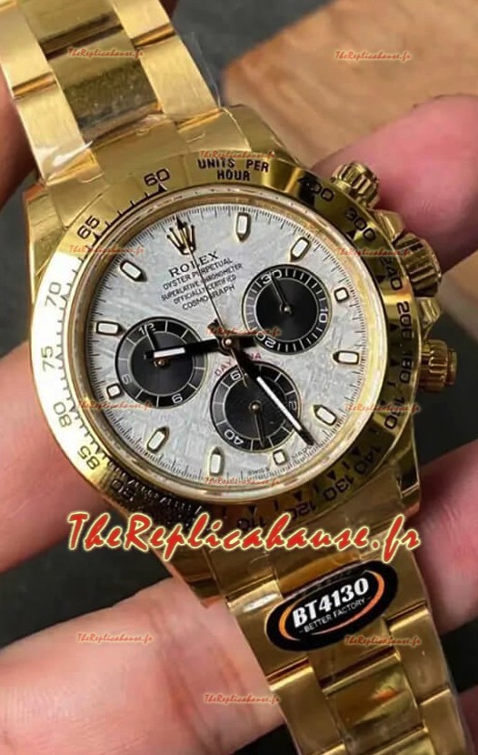 Rolex Cosmograph Daytona M116508-0015 Mouvement Original Cal.4130 en or jaune - Montre en acier 904L