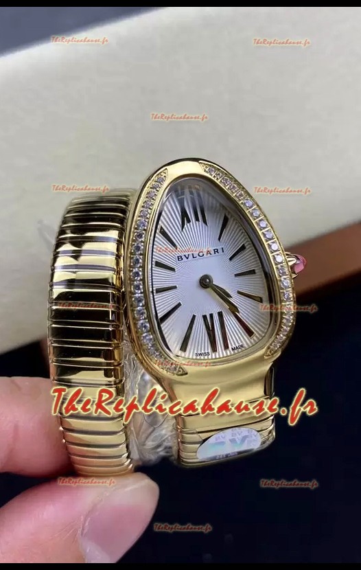 Bvlgari Serpenti Edition Montre à boîtier en or jaune en qualité 1:1