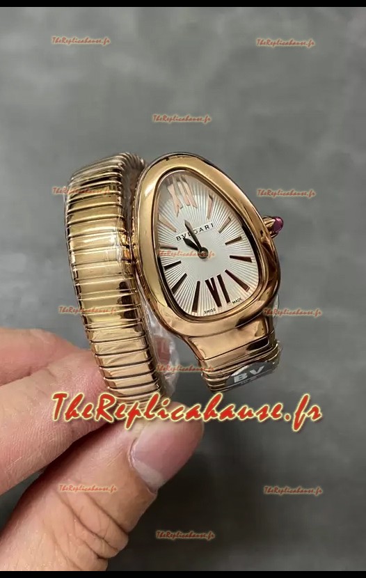 Bvlgari Serpenti Edition Montre boîtier or rose en qualité miroir 1:1 