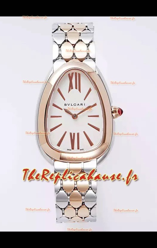 Bvlgari Serpenti Seduttori Edition en or rose bicolore Montre Super Clone