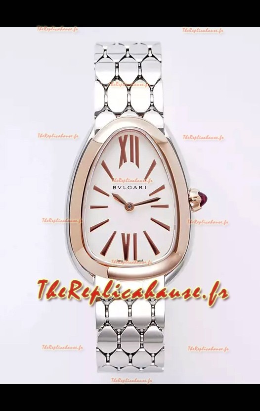 Bvlgari Serpenti Seduttori Edition en or rose bicolore Montre Super Clone