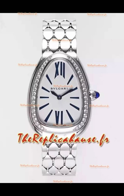 Bvlgari Serpenti Seduttori Edition Montre super clone avec boîtier en acier