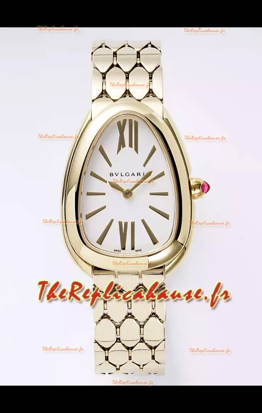 Bvlgari Serpenti Seduttori Edition en or jaune Montre Super Clone