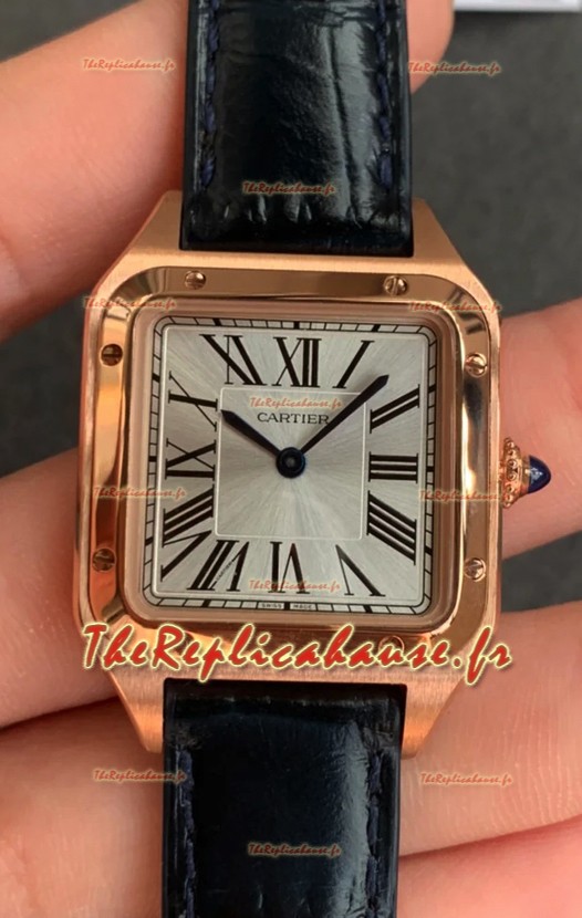 Cartier Santos Dumont Montre réplique 1:1 suisse en boîtier or rose 38MM