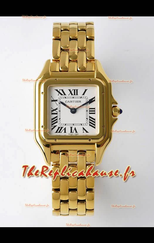 PANTHERE de Cartier Edition 27mm Miroir 1:1 Montre Suisse Or Jaune Boîtier