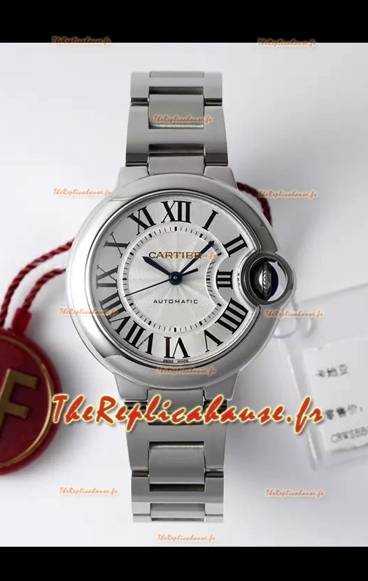 Ballon De Cartier Swiss Automatique Qualité Miroir 1:1 33MM dans un boîtier en acier
