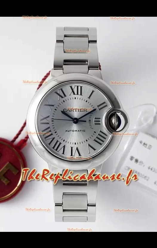 Ballon De Cartier Swiss Automatique Qualité Miroir 1:1 33MM en Boîtier Acier
