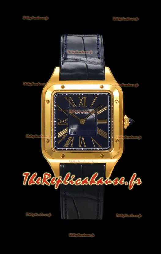 Montre Cartier Santos Dumont 31,4MM Édition Super Clone en boîtier or