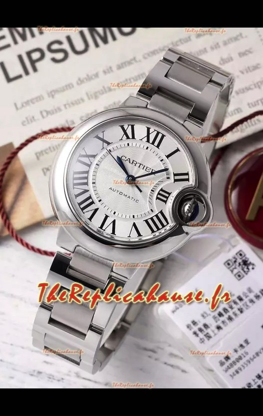 Ballon De Cartier Automatique Suisse 1:1 Qualité Miroir 33MM en Boîtier Acier
