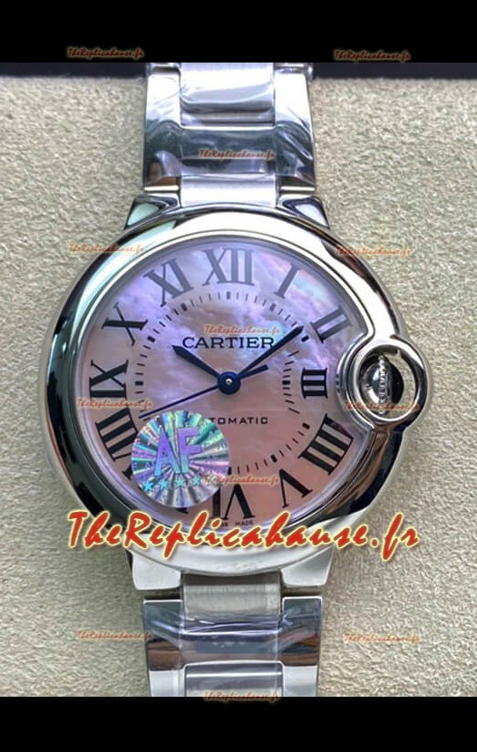Ballon De Cartier Suisse Automatique Réplique Qualité Miroir 33MM en Boîtier Acier