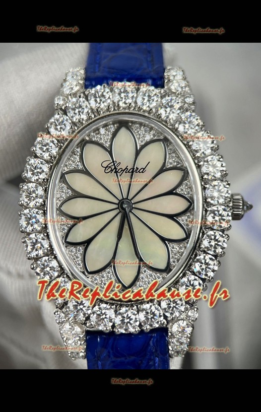 Chopard L'Heure du Diamant Mossanites Montre Super Clone boîtier acier 34MM