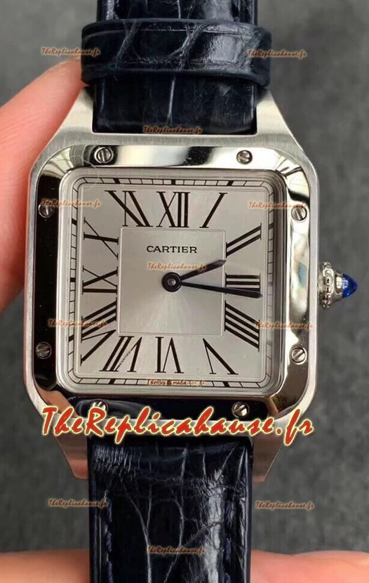 Montre Cartier Santos Dumont 1:1 Réplique Suisse avec boîtier en acier 42M