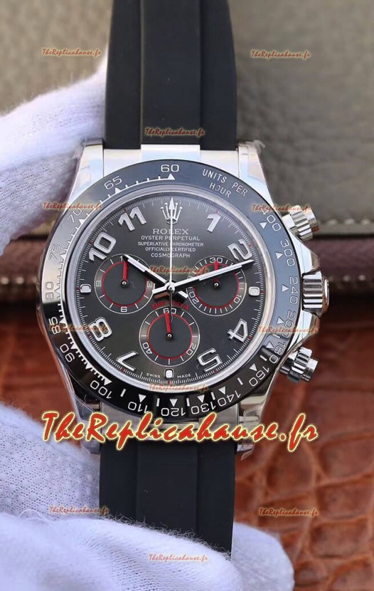 Montre Rolex Cosmograph Daytona 116509 Or blanc Mouvement original Cal.4130 - Montre ultime en acier 904L