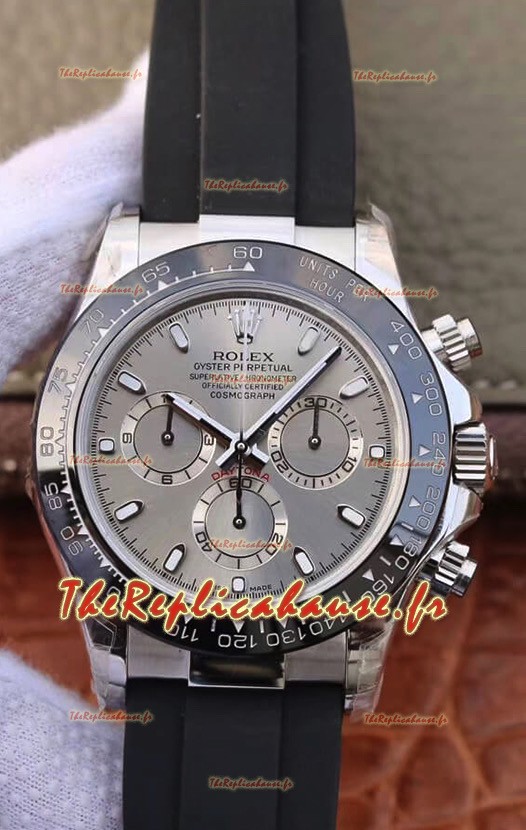 Montre Rolex Cosmograph Daytona 116509 Or blanc Mouvement original Cal.4130 - Montre ultime en acier 904L