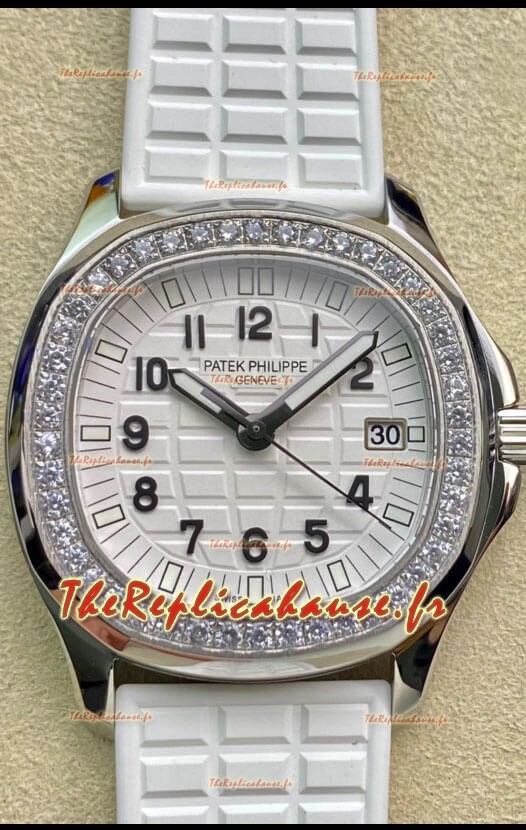 Montre Patek Philippe Aquanaut LUCE 5072A-001 Réplique Suisse à cadran blanc 35MM