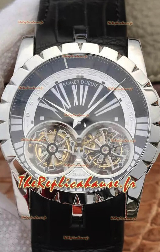 Réplique de la montre Roger Dubuis Excalibur RDDBEX0291 1:1 Réplique miroir dans un boîtier en acier