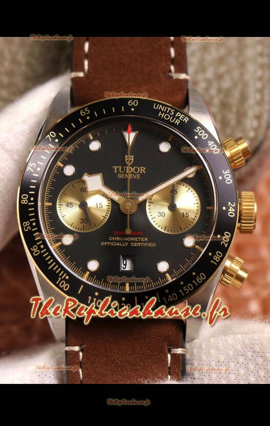 Réplique de montre Tudor Heritage Black Bay M79363N-0002 Chronographe Miroir 1:1
