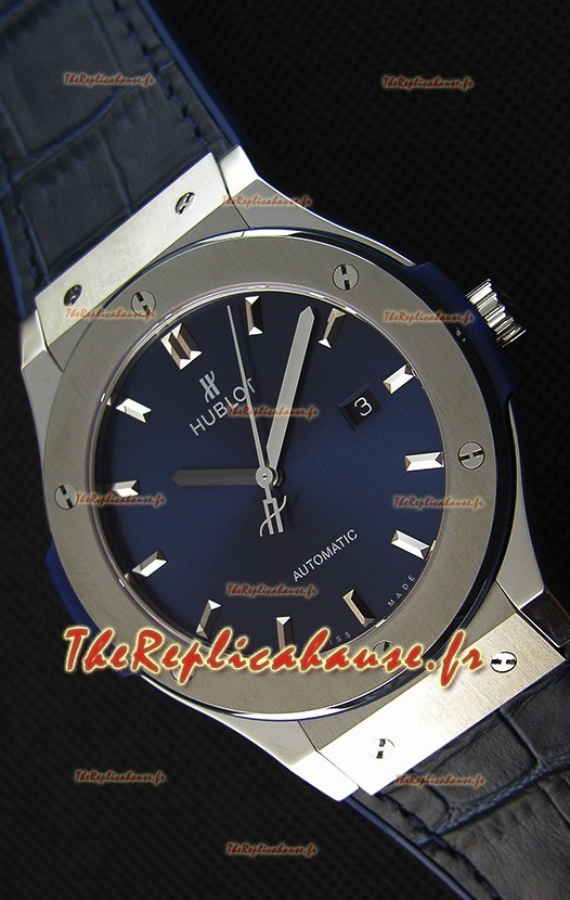 Montre Hublot Classic Fusion Bleu Suisse en Titane Réplique à l’identique 1:1