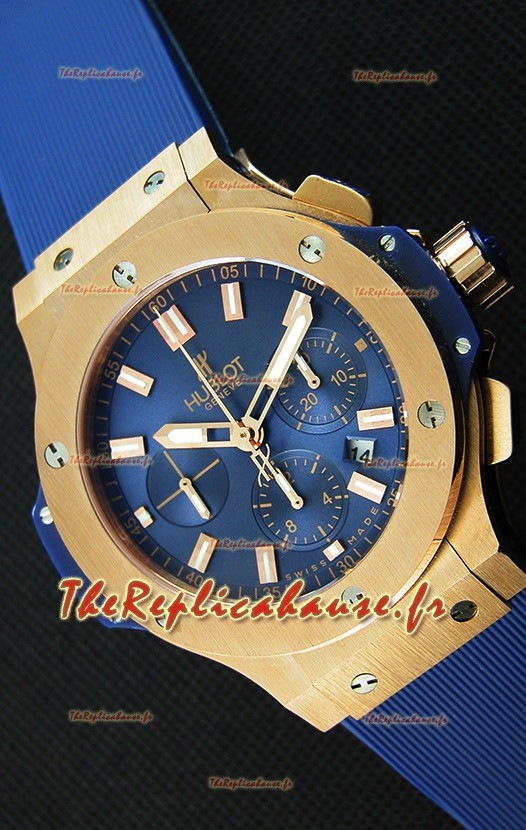 Montre Hublot Big Bang Pink Gold Bleu Suisse Réplique à l’identique 1:1 