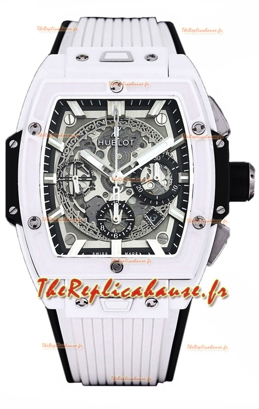 Montre Hublot Spirit of Bang Edition en céramique blanche - 42 mm Réplique Suisse 