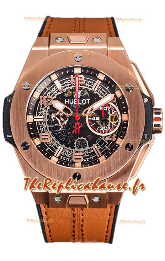 Hublot Big Bang F1 « King Gold » Edition Chronographe Or Rose Réplique Suisse 